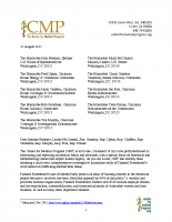 CMP Letter to Congress