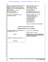 Petition for Writ of Mandamus to Remove Judge Orrick from Planned Parenthood Videos Cases