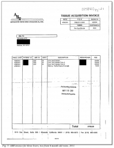 Figure 5: ABR Invoice