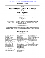Opening Brief on Appeal to Dissolve Unsupported Preliminary Injunction