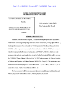 Memorandum Opinion – September 3, 2022