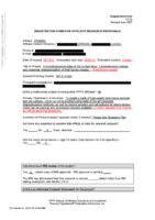 PPFA National Research Department Registration